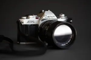 Canon AV-1 front view