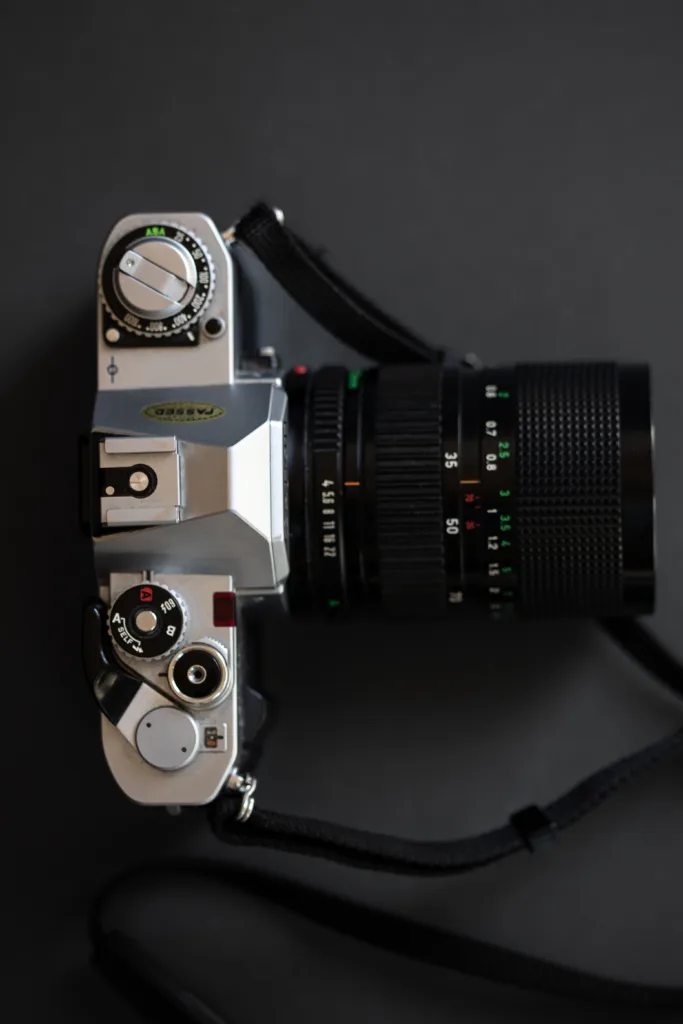 Canon AV-1 top down view